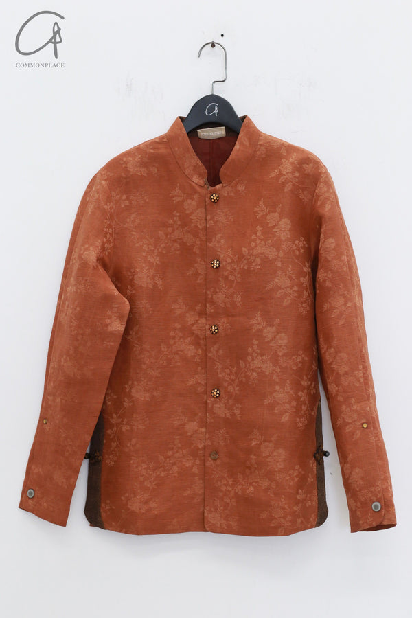 communs 24 autumn and winter silk shirt France CMS-CS/24FW-C120A-SUNSET Orange CMS-CS/24FW